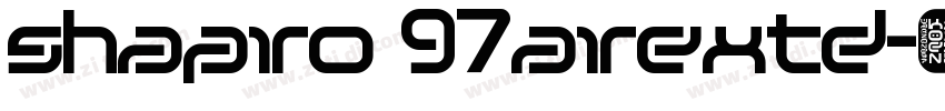 shapiro 97airextd字体转换